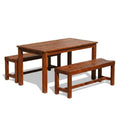 International Caravan Highland 3-Piece Acacia Patio Dining Set