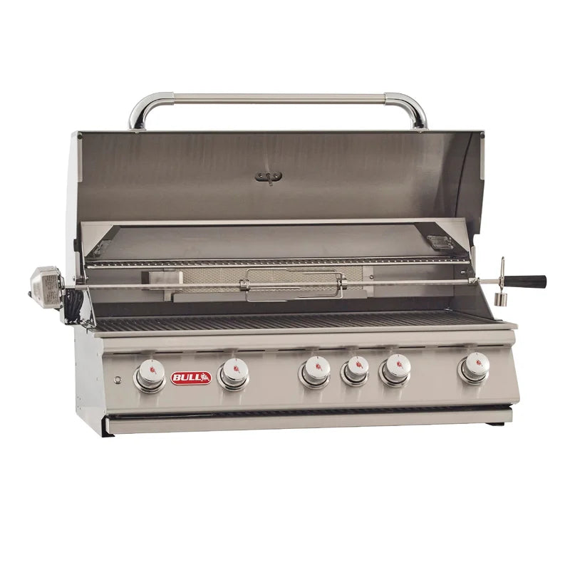 Bull Angus 32-Inch Built-In Gas Grill with 5 Burners