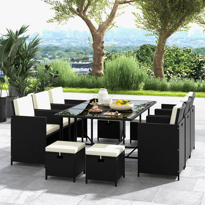 11 Piece Patio Dining Set