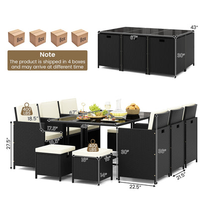 11 Piece Patio Dining Set