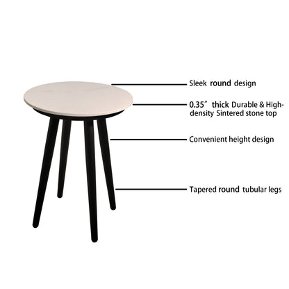3PC Outdoor Aluminum Patio Furniture Chaise Lounge Set, 2 Chaise & 1 End Table with Modern Tapered Feet, Pneumatic Adjustable Bac