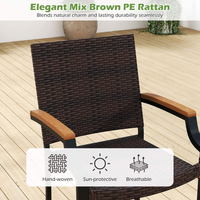 Gymax 9-Piece Patio Dining Set