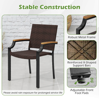 Gymax 9-Piece Patio Dining Set