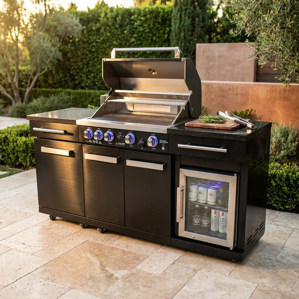 Mont Alpi 4-Burner Grill Island