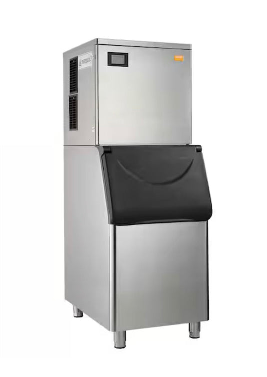 VEVOR Commercial Ice Maker - 450 lbs/24H, 330.7 lbs Storage