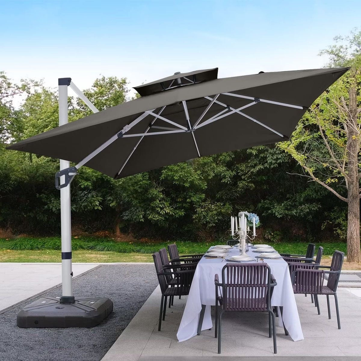 SunVilla 11-Foot Aluminum Cantilever Umbrella