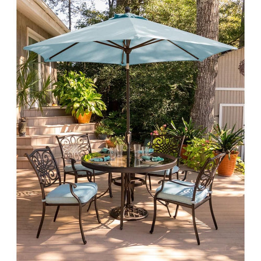 Hanover Traditions 5-Piece Patio Dining Set with Cushions