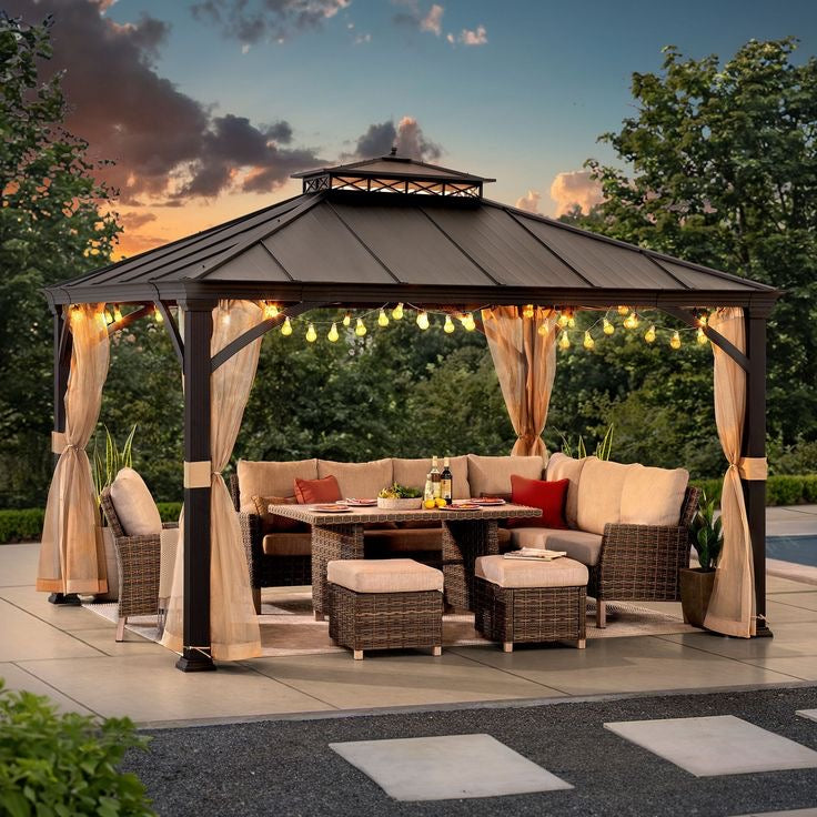 Sunjoy 11-Foot Hardtop Gazebo