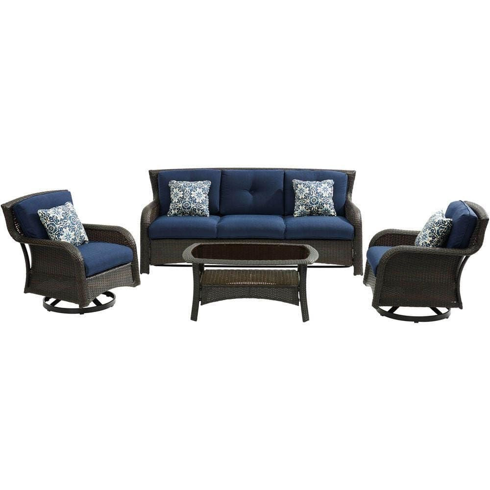 Hanover Strathmere 6-Piece Outdoor Sectional Set