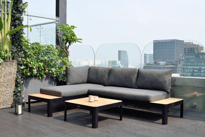 Portals Dark 2-Seater Outdoor Sofa
