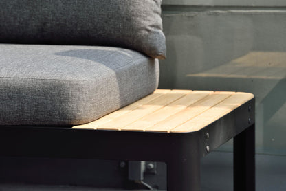 Portals Dark 2-Seater Outdoor Sofa