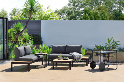 Portals Dark 2-Seater Outdoor Sofa