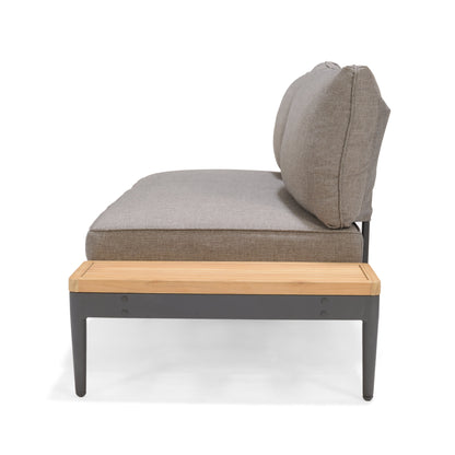 Topaz 2-Seater Outdoor Sofa Set with Olefin Cushions