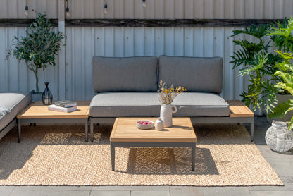 Topaz Outdoor 2-Seater Sofa and Coffee Table Set