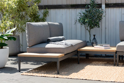 Topaz Outdoor 2-Seater Sofa and Coffee Table Set