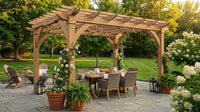 Yardistry Wood Pergola — Lifestyle
