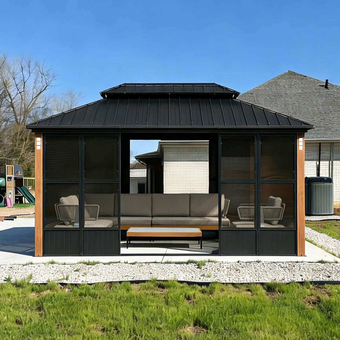 Alora Prestige Premium Hardtop Double Top Outdoor Patio Solarium Sunroom