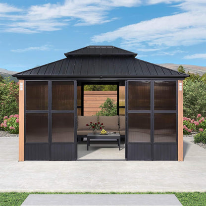 Alora Prestige Premium Hardtop Double Top Outdoor Patio Solarium Sunroom