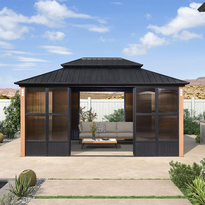 Alora Prestige Premium Hardtop Double Top Outdoor Patio Solarium Sunroom