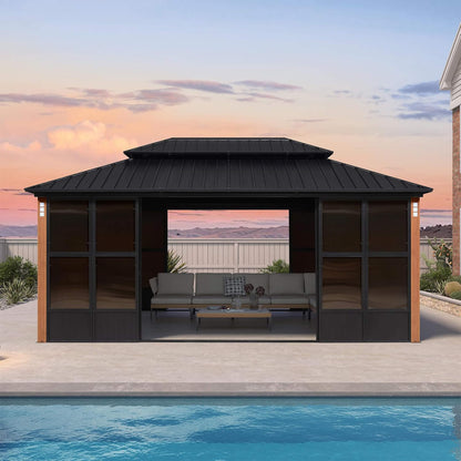 Alora Prestige Premium Hardtop Double Top Outdoor Patio Solarium Sunroom